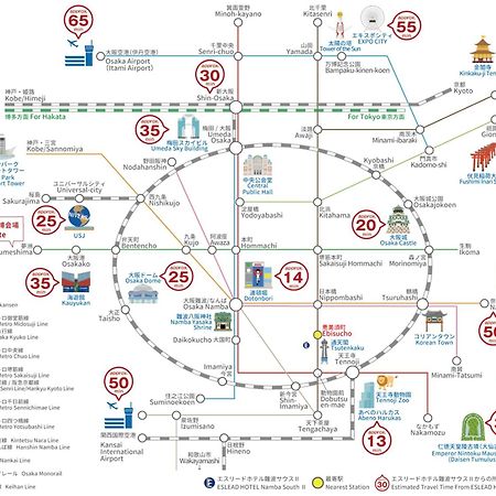 Eslead Hotel Namba South Ⅱ 오사카 외부 사진